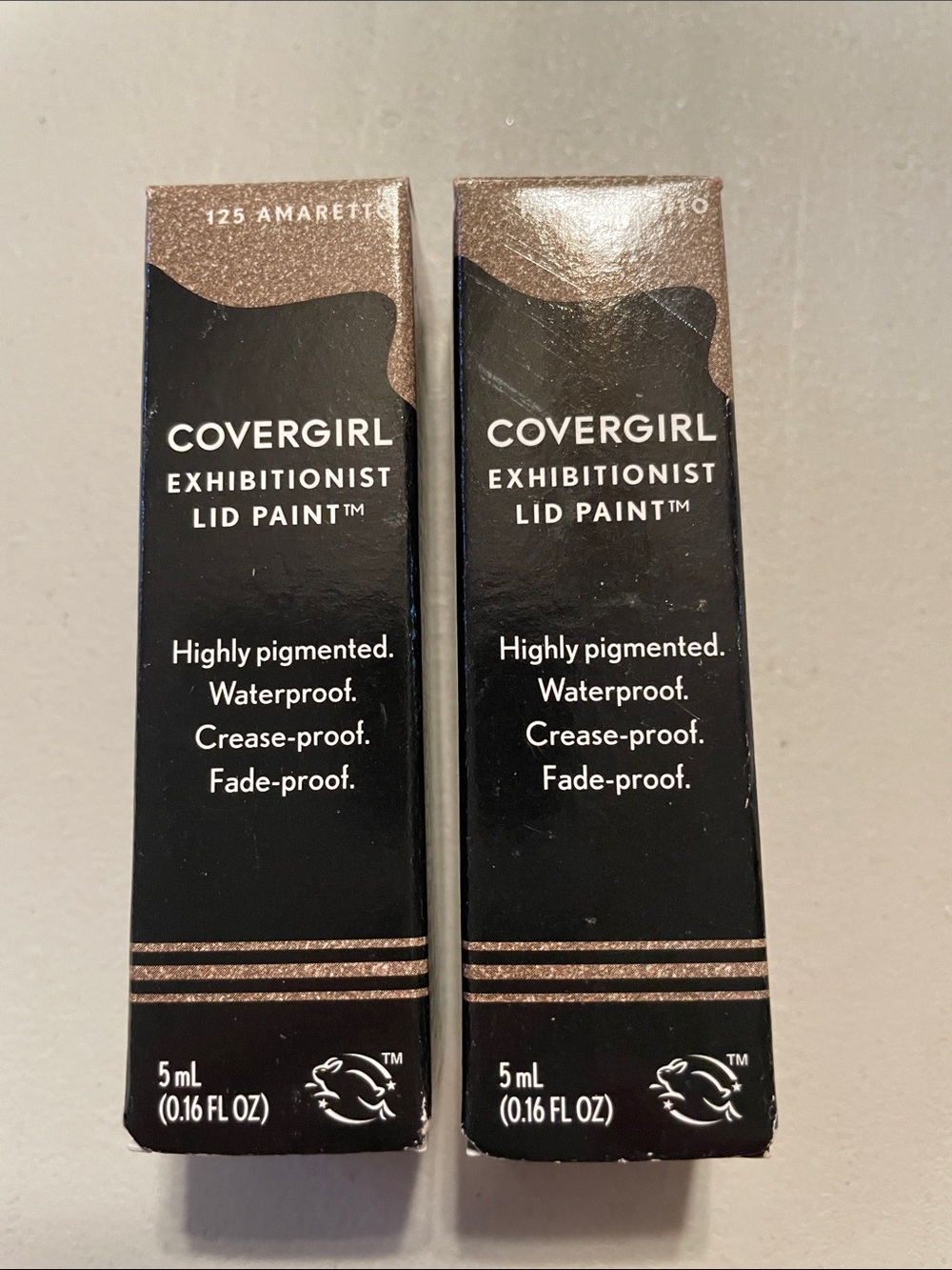 COVERGIRL Exhibitionist Lid Paint — Amaretto Brown Shimmer Bundle x2